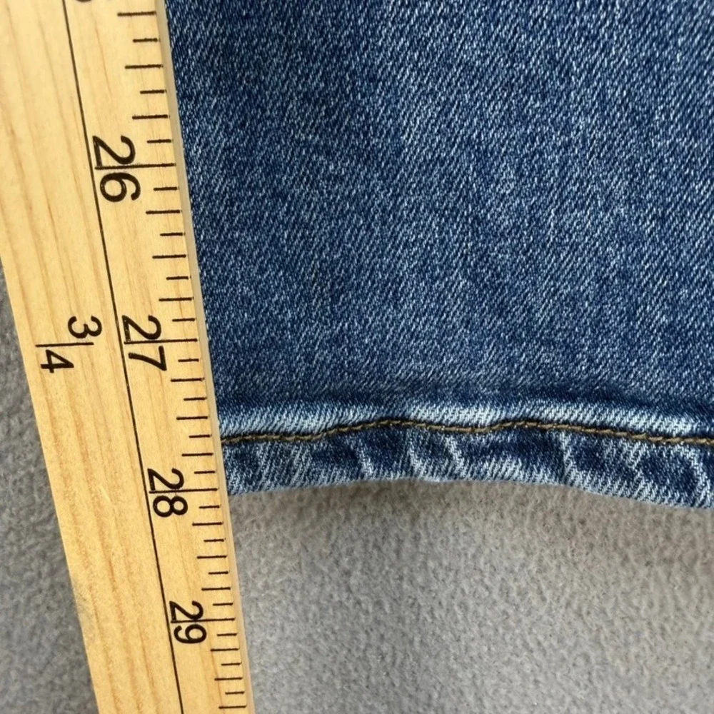 KUT from the Kloth Jeans Women 10 Blue Kelsey Ankle Flare Mid Rise Stretch Denim